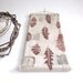 fall of the Oak leaf, Wall Hanging - Hand stamped fabric, OOAK