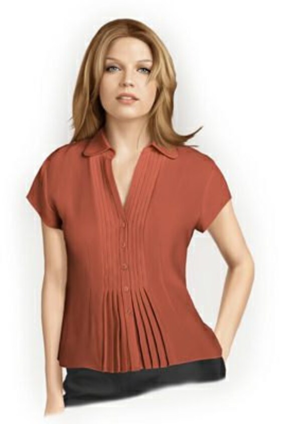 Items similar to 5760 PDF Sewing Pattern for Blouse, Personalized for
