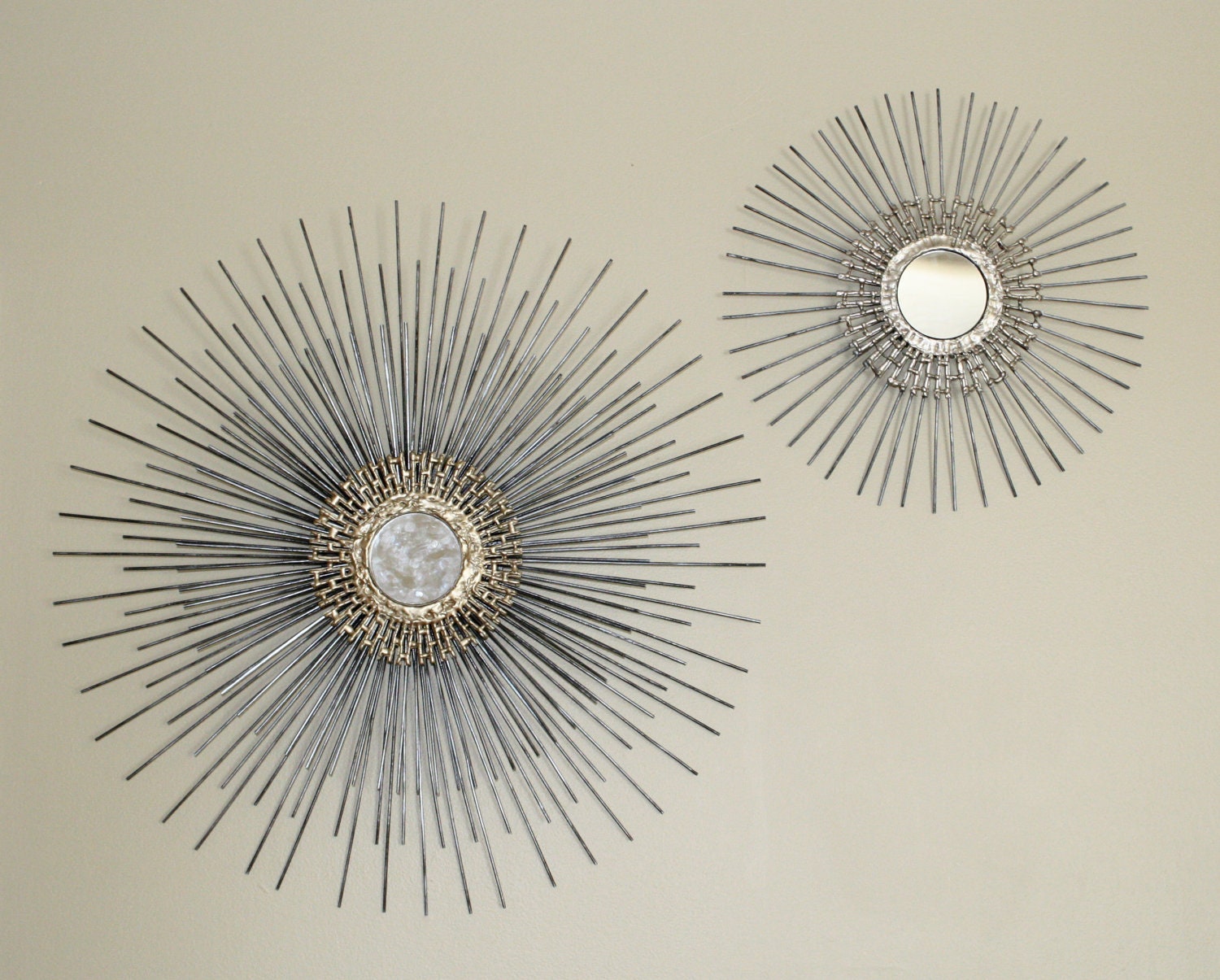 Starburst Mirror / Sunburst Mirror 27'& 16 handmade