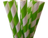 LONG PAPER STRAWS,(25) 10.5" Lime Paper Straws for Tall Soda Bottles, Drinking Paper Straws, Cake Pop, Diy Flag,Green Baby Shower Il_170x135
