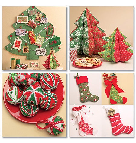 McCalls 5778 Sewing  Pattern Christmas  Decorations 