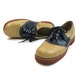 vintage women's Stride Rite saddle shoes / blue and tan oxfords 7
