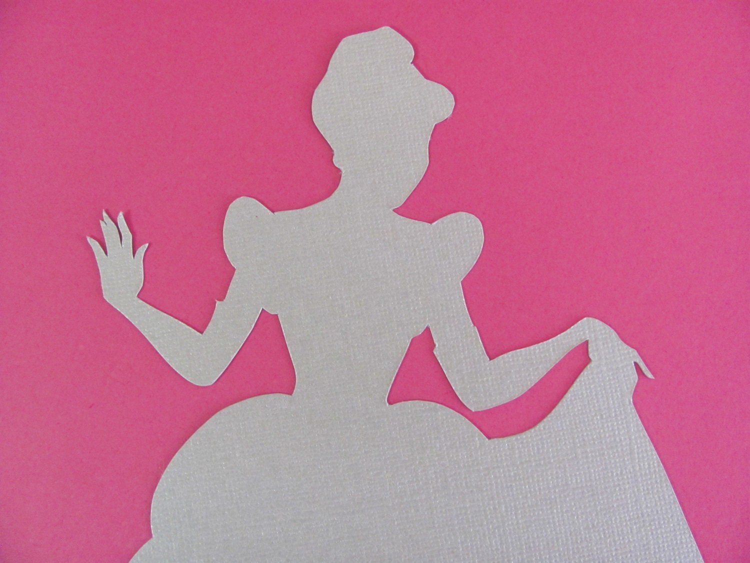 Set of Three 3 Cinderella Silhouettes for a Nursery or