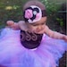 Pink and white baby tutu,pink and brown baby tutu, pink and brown tutu, brown and pink tutu, brown and pink baby tutu, matching headband,