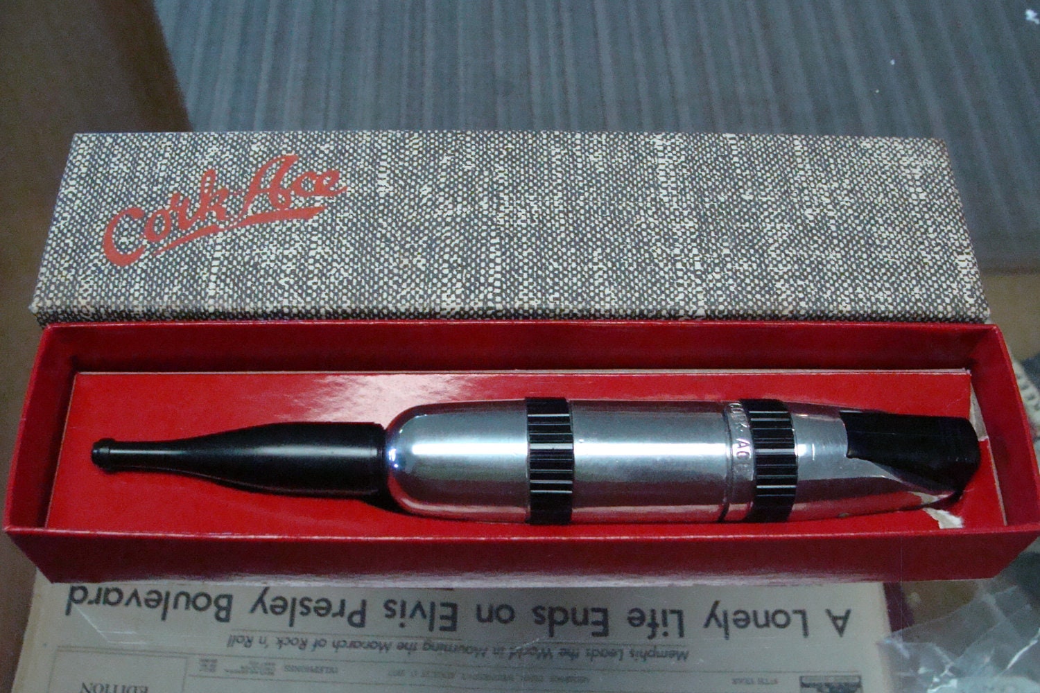 Vintage Cork Ace Wine Opener CO2 powered w/ by TreasureTradersOfTN