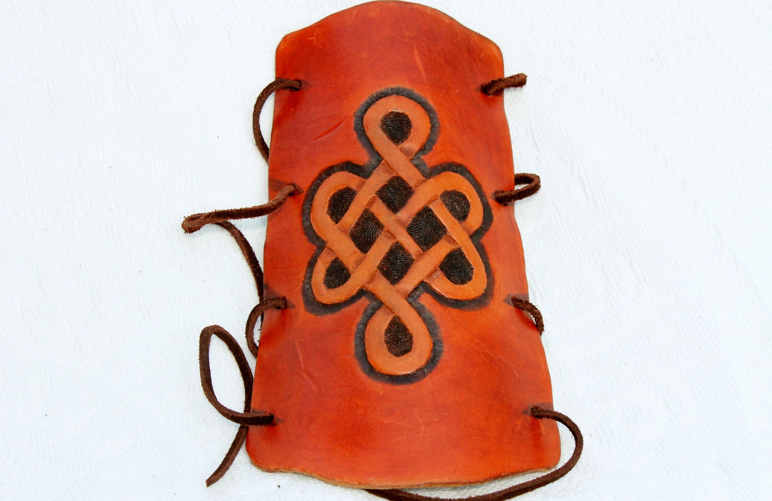 Celtic Hand Tooled Archery Arm guard