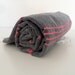 Turkish Towel, Peshtemal, Black Turkish Towel, Pink Stripes, Natural Soft Cotton, Bath and Beach Towel