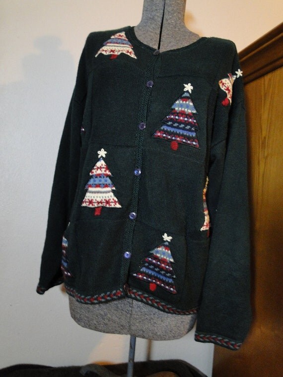 Size large cheap ugly christmas sweater by abettersweatershop