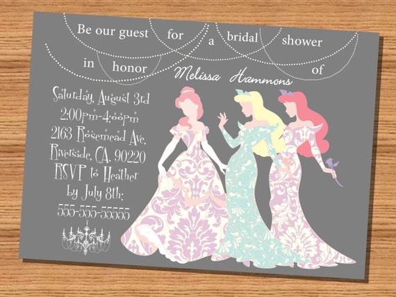 Wedding shower invitations etsy