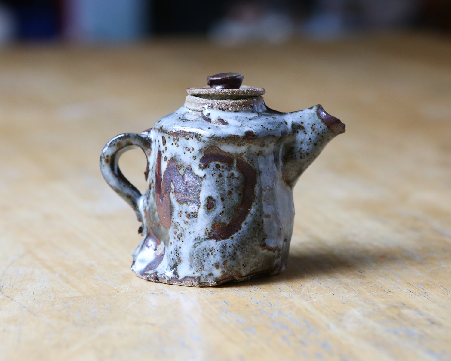 Small Ceramic Teapot Hand Built Teapot Handmade Teapot