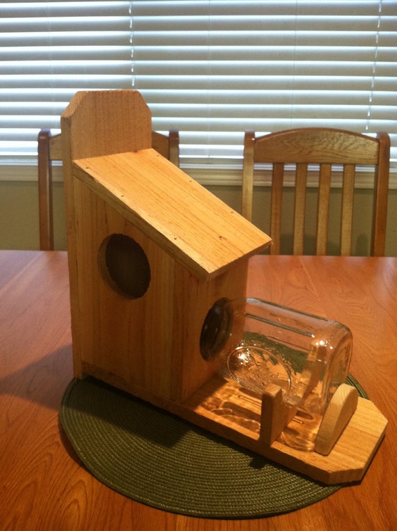 Western Red Cedar Squirrel Feeder