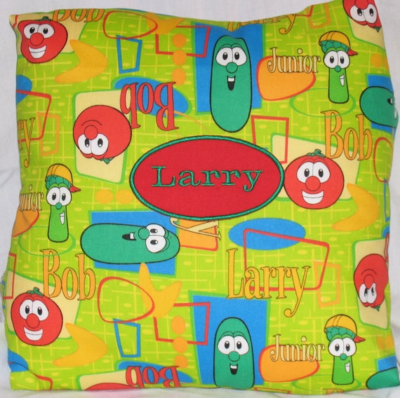 Veggietales Personalized Pillow