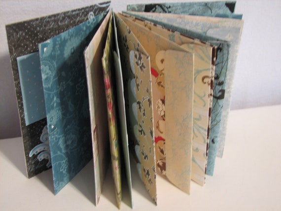 Envelope Book/Album by Curiousscrapbookarts on Etsy