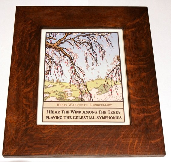 Items similar to Arts and Crafts Mission Style Picture Frame on Etsy