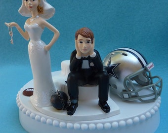 Wedding Cake Topper Seattle Seahawks Football Themed Sports