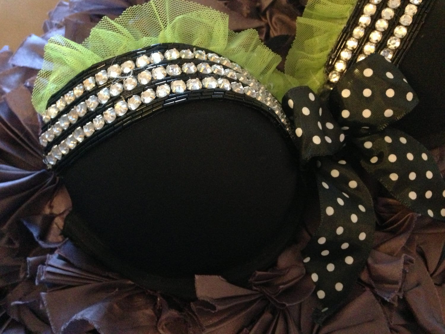 Custom Made Rhinestone Bra Size 34C