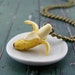 Peeled Banana Necklace