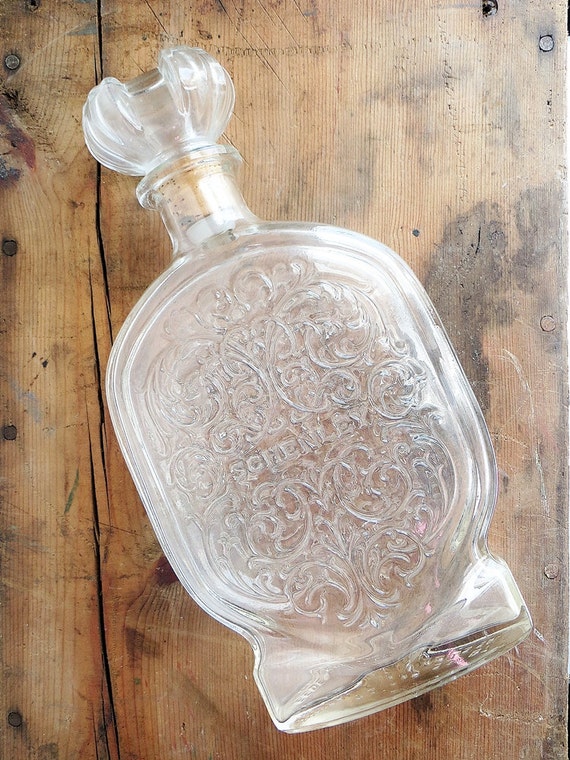 Vintage Schenley Decanter Ornate Bottle Whisky Bourbon