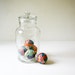 Vintage Glass Jar - Glass Lid - Large