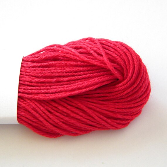 Red Baker's Divine Twine, Solid, 25 yards or 75 feet Il_570xn