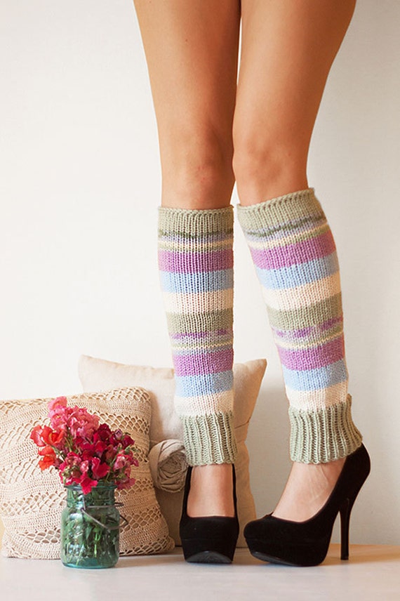 Knit Leg Warmers Knit Boot Socks Adult Legwarmers Womens