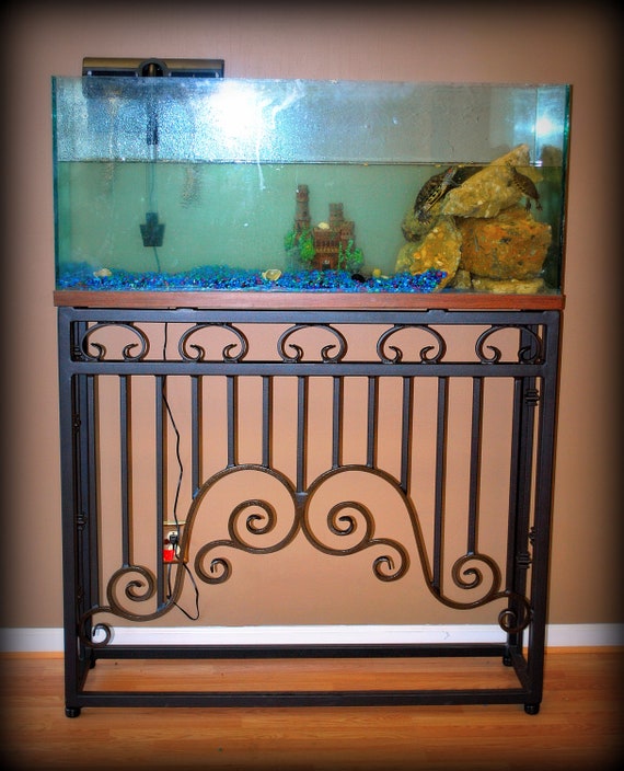 Wrought Iron Ornamental Aquarium/Terrarium by METALMASTERSINC