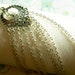 Bollywood Bling - chandelier necklace / statement necklace / long silver necklace / flapper necklace / bridal necklace / fringe necklace