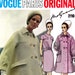 60s MOLYNEUX Mod Dress & Swing Coat Pattern Vogue Paris Original Vintage Sewing Pattern 2110 Size 12 Bust 34 Inches UNCUT Factory Folded