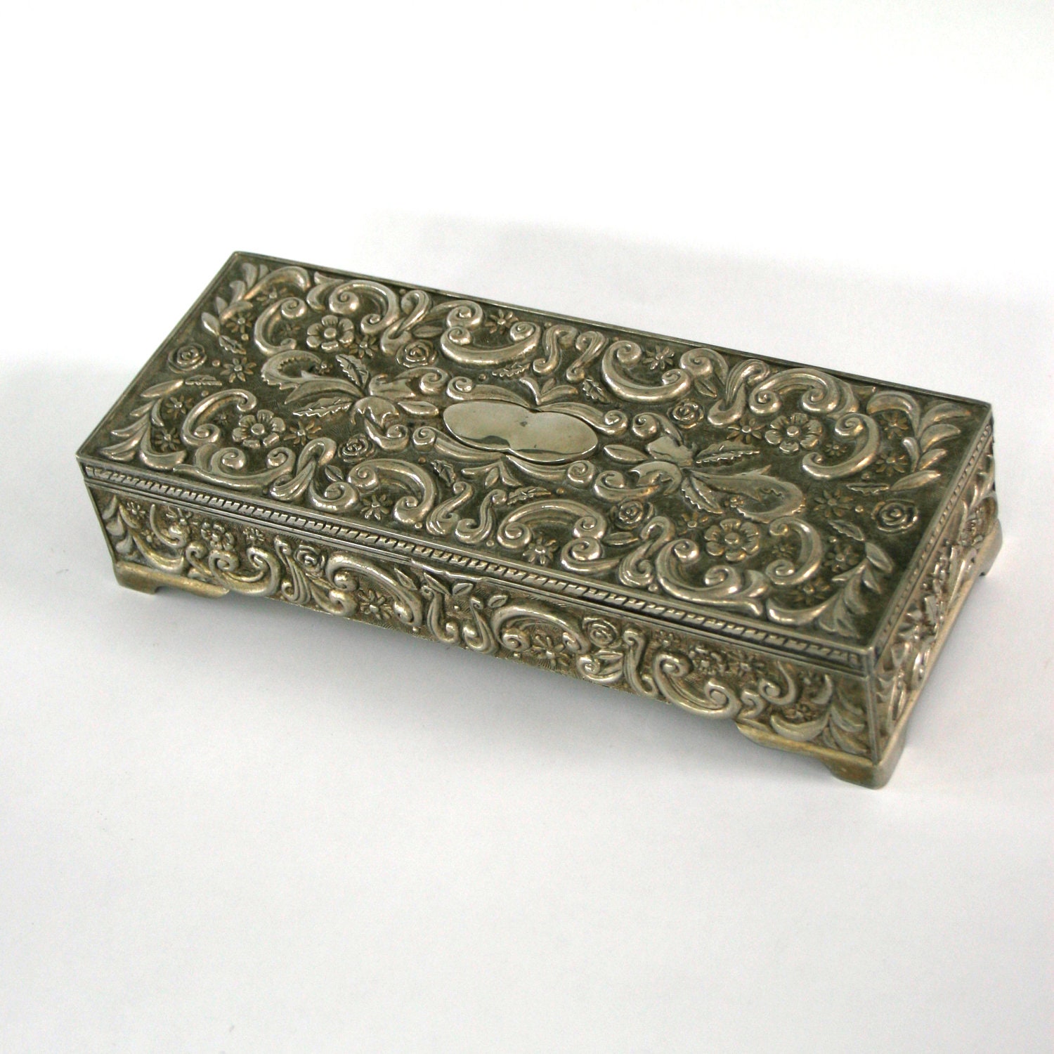 Godinger Silver Jewelry Box. Godinger Silver Plated. Velvet