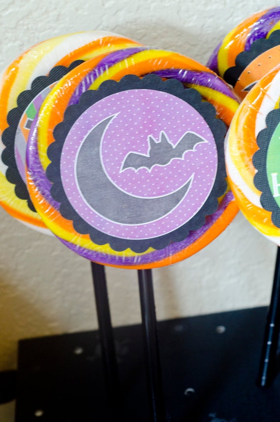Halloween PRINTABLE Party Spooktacular Cupcake Toppers (INSTANT DOWNLOAD) by Love The Day Il_570xn
