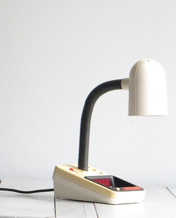 vintage spartus lamp alarm clock