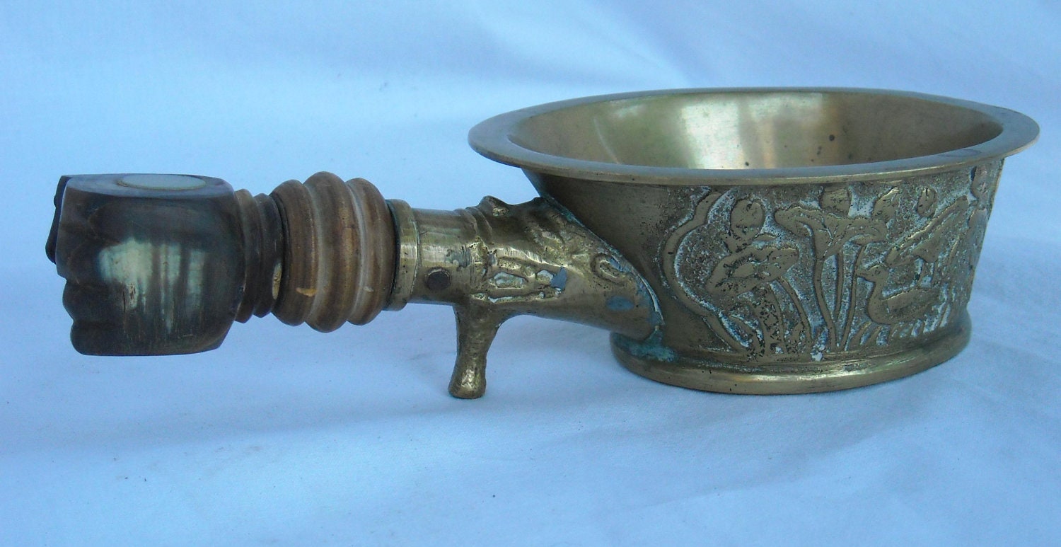 Antique Chinese Brass Silk Iron