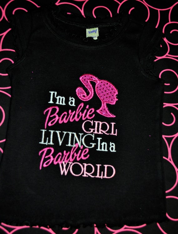 Girls I'm a Barbie Girl in a Barbie World by BIndulgedBoutique