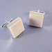 Conch Shell Cuff Links - Handmade Cream and Pink Cufflinks - Gifts for Him - Gifts Under 50 - Ready to Ship