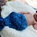 Crochet Mermaid Tail and Flower Headband/ Newborn Photography Prop/ COMPLIMENTARY SHIPPING