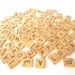 Vintage Scrabble Letter Tiles wood game pieces