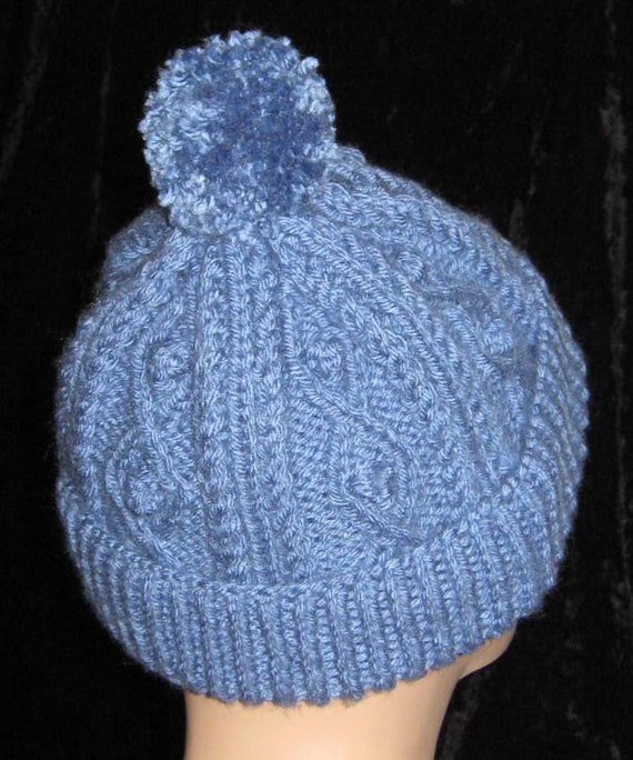 aran bobble hats