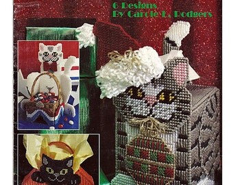 Purrfect Holidays In Plastic Canvas Pattern Leaflet Leisure Arts 1379