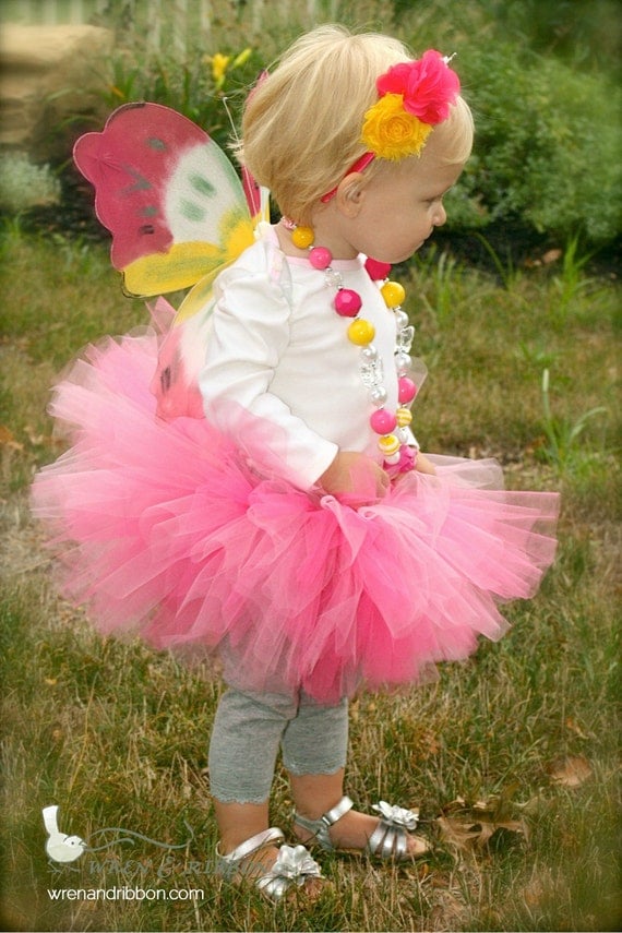 Butterfly Princess Halloween Costume - "Tutu Cute" Butterfly Princess - Girl Toddler Baby Infant Newborn Halloween Costume