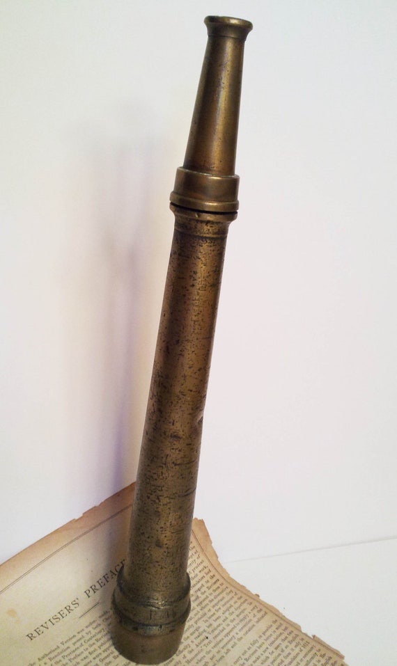 Hose Spray Nozzle >> Vintage Brass Fire Hose Nozzle Hose Spray Nozzle >> Vintage Brass Fire Hose Nozzle