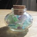 Beach Decor - Genuine Sea Glass- Nautical Desk Accessory- Seafoam, Aqua, Purple