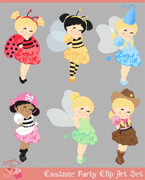 costume-party-clip-art-set