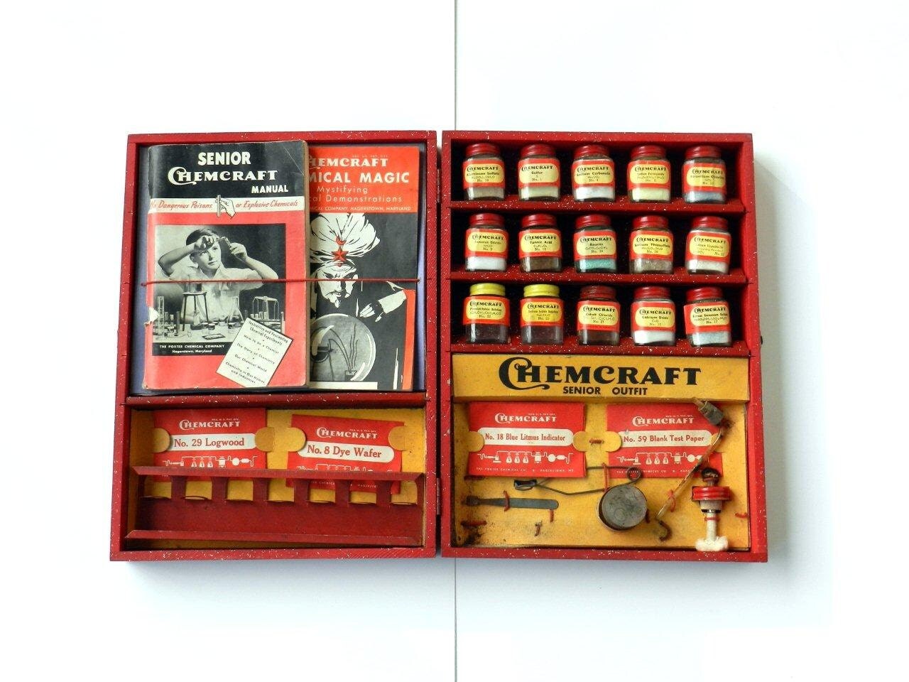 Vintage Chemcraft Chemistry Senior Set by