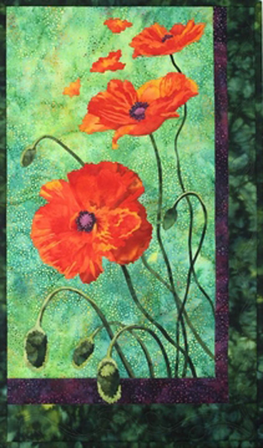 Toni Whitney Designs Quilt Pattern Poppies Quilting DIY