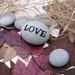Love Engraved Stone