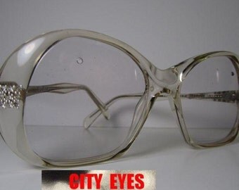 1980s (Italy) rhinestone optical frames for Eyeglasses or Sunglasses New Old Stock HIGH FASHION