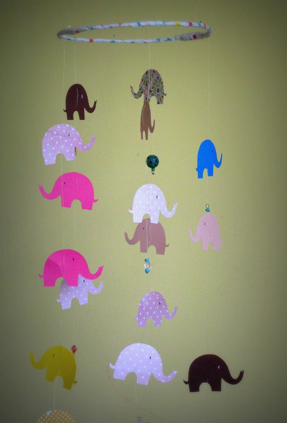 Elephants mobile / nursery mobile