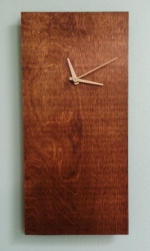 Minimalist floating wall clock