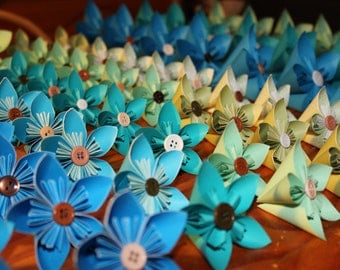 Made to Order - 50 Kusudama Origami Flowers - Any Color