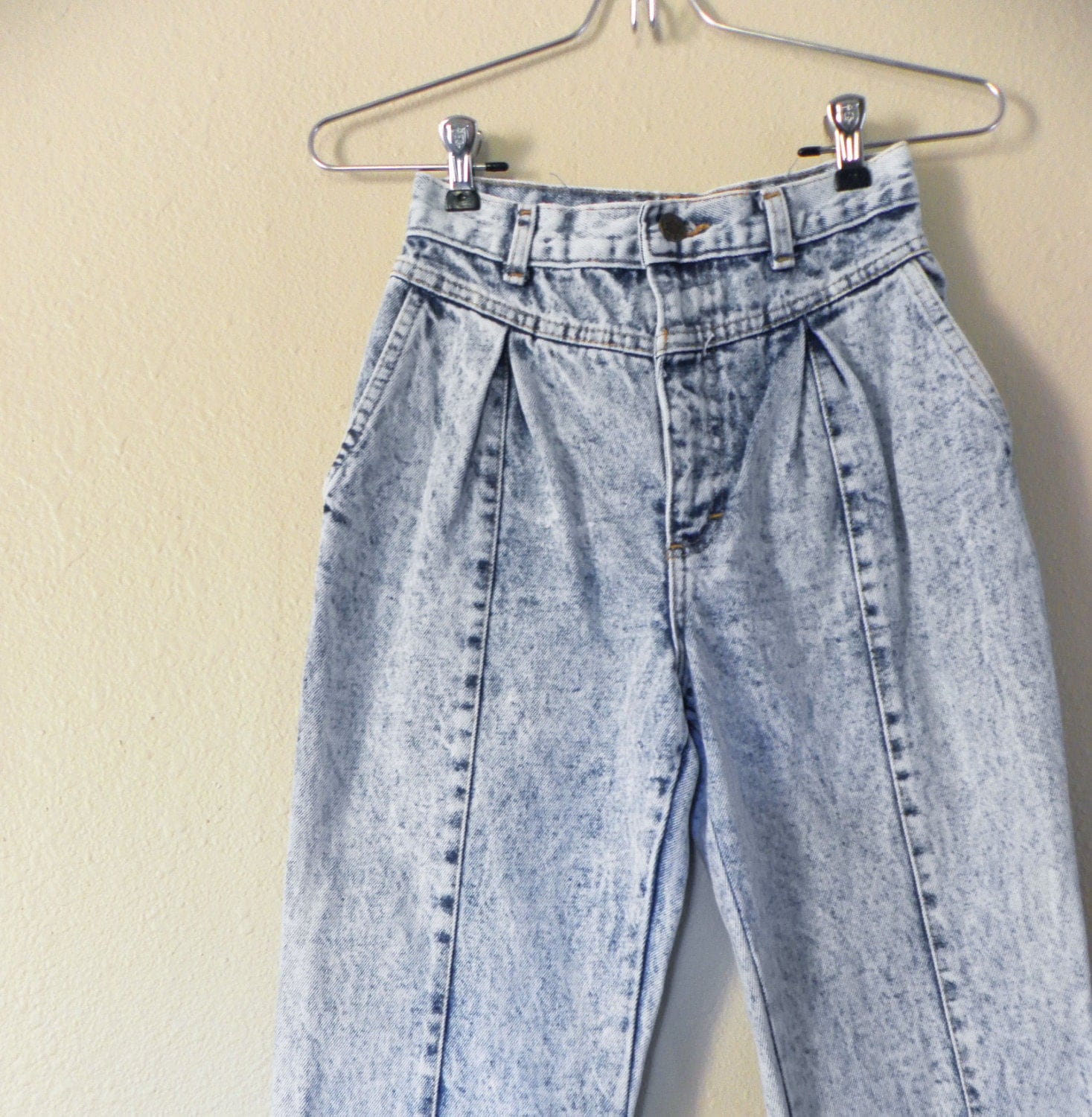 Vintage Acid Wash Jeans 1990s Fashion by RapscallionVintage